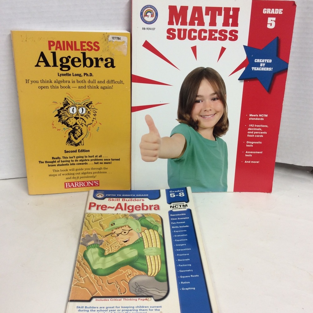 Math Success Painless Algebra Skill Builders Gr 5